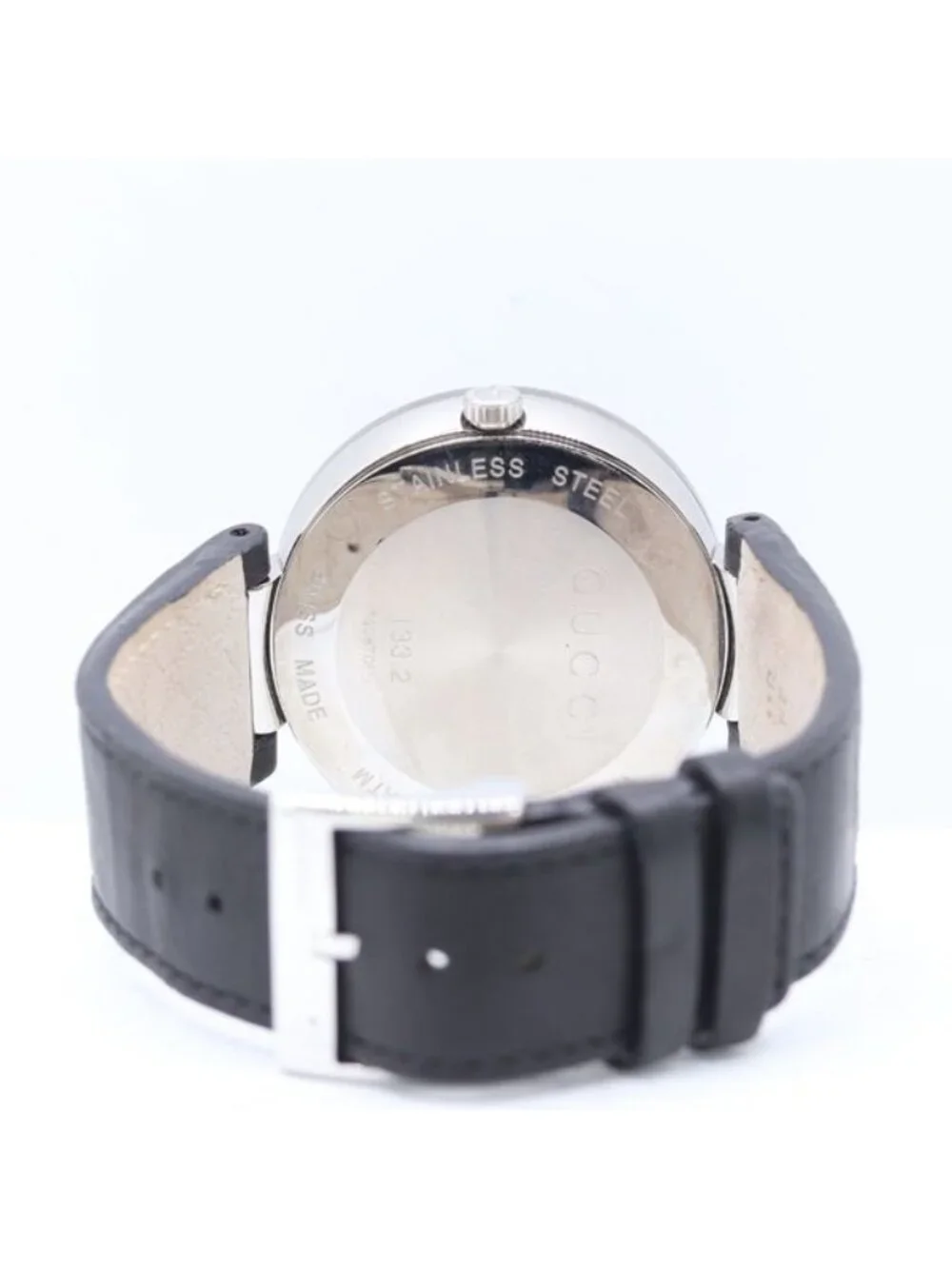 Gucci Interlocking 133.2 Quartz Black Dial Watch